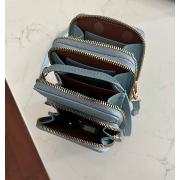 Small Crossbody Cell Phone Bag for Women, Mini Over Shoulder Handbag - Picture 2 of 3